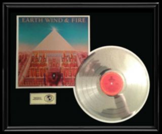 Earth Wind And Fire Gold Record Platinum Disc Lp All N All Album Rare Frame