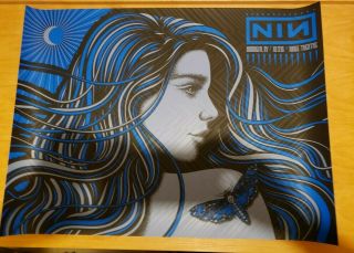 Nine Inch Nails Kings Theatre Nyc Brooklyn 10/17/18 Show Poster Lithograph