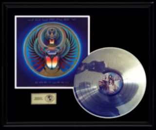 Journey Captured Live Rare Lp Gold Record Platinum Disc Album Frame