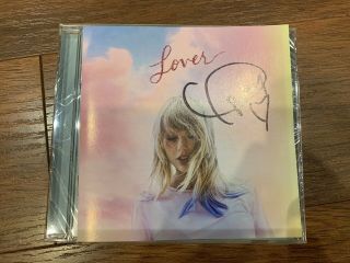 Taylor Swift Lover Signed Insert Booklet Me CD Single RARE 2