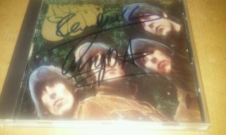 Beatles.  Cd Possibly Autographed By Paul And Ringo,  In The Early 2000.