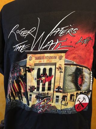 Roger Waters - THE WALL @ Yankee Stadium York July 7th 2012 Shirt Pink Floyd 2