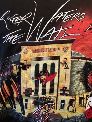 Roger Waters - THE WALL @ Yankee Stadium York July 7th 2012 Shirt Pink Floyd 3