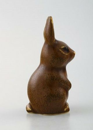 Knud Basse,  Denmark.  Rabbit in glazed ceramics.  1960 ' s 2