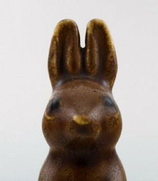 Knud Basse,  Denmark.  Rabbit in glazed ceramics.  1960 ' s 4