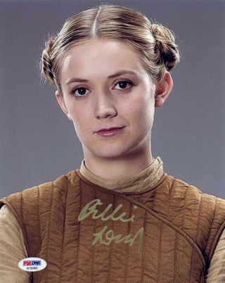 Billie Lourd Signed Autograph 8x10 Photo Star Wars The Force Awakens Psa/dna