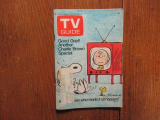 1972 TV Guide (CHARLES SCHULZ/TRACY BROOKS SWOPE/JACQUELINE SCOTT/CHARLIE BROWN 3