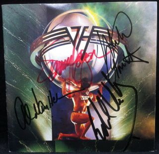 Van Halen Autographed Signed 5150 Cd By Eddie Sammy Hagar Alex & Michael Anthony