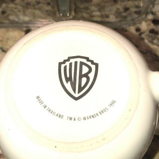 Vintage Friends TV Show Coffee Mug 1996 Warner Bros Central Perk Cup 3