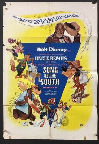 Song Of The South Movie Poster - Walt Disney Hollywood Posters