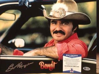 Burt Reynolds Signed Autograph 11x14 Picture Photo Smokey And The Bandit Beckett