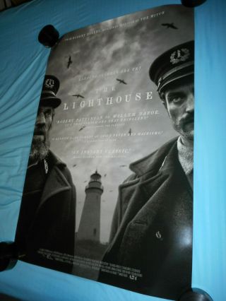 Willem Dafoe The Lighthouse Official Movie Poster One Sheet Ds 27 " X40 " Pattinson
