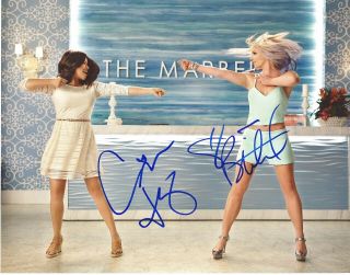 Britney Spears And Gina Rodriguez Signed Jane The Virgin 11x14 Inch Photo