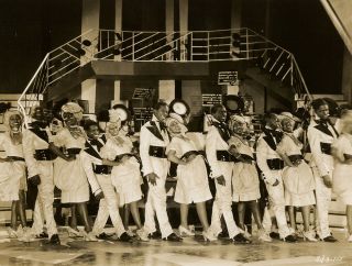 African American Dancers in Fox Movietone Follies of 1929 Vintage Photograph 2
