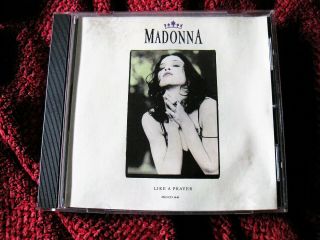 Madonna Like A Prayer Promo Cream Pray Cd Picture Front Back Single Disc Lp Set