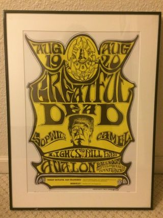 Vintage Family Dog,  Grateful Dead 22 - 3 Concert Poster With The Sopwith Camel Fra
