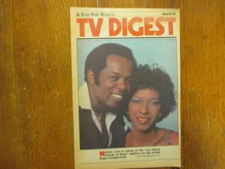 June 6,  1981 St.  Louis Globe Tv Digest (natalie Cole/lou Rawls/polly Holliday)