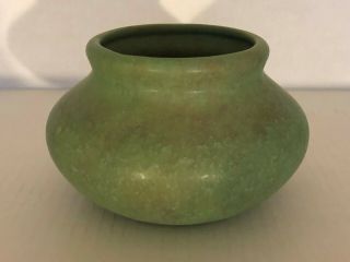 Roseville Early Carnelian Squat Vase