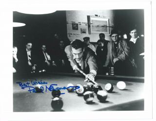 Paul Newman Signed The Hustler Photo 8x10 Black And White
