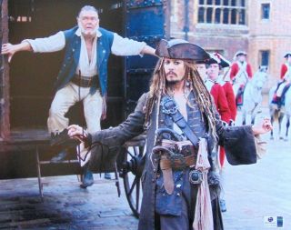 Johnny Depp Signed Autographed 11x14 Photo Pirates Of The Caribbean Gv718364
