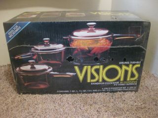 Visions 6 - Pc Cookware By Corning V - 300 - N Nos