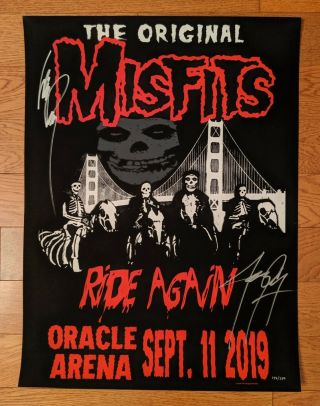 The Misfits Signed Danzig Jerry Only Rancid Nofx Punk Rock Poster