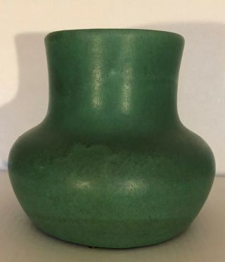 Peters And Reed Large Matte Green Vase