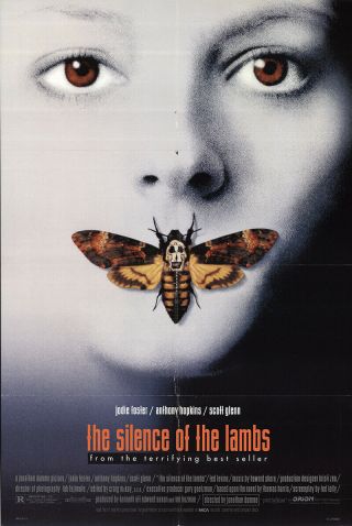 The Silence Of The Lambs 1991 27x41 Orig Movie Poster Fff - 58755 Fine,  Very Good