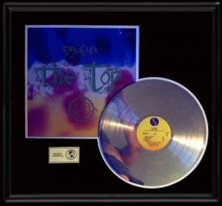 The Cure The Top Rare Gold Record Platinum Disc Lp Album Frame