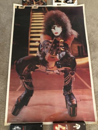 Kiss Posters All 1977 Paul,  Gene,  Ace,  Peter Aucoin