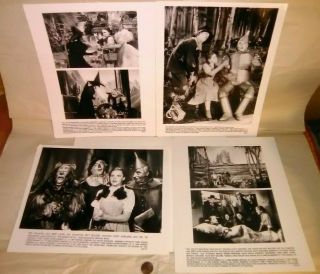 Wizard Of Oz Special Edition Press Kit B&W Photos Color Slides Folder 1998 Rare 6