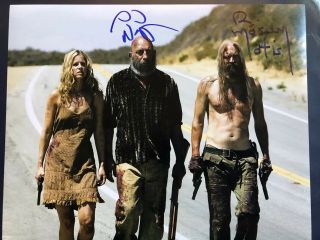 Sid Haig/bill Moseley Signed Dual Devil Rejects 8x10 Photo