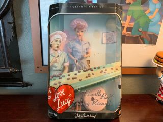 Rare I Love Lucy Job Switching Barbie Doll Lucille Ball Mattel 21268 Chocolates