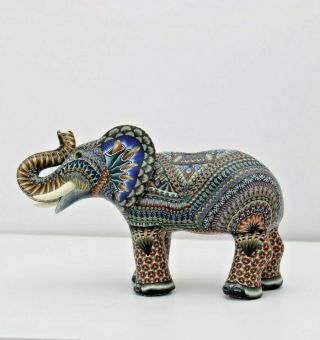 Jon Stuart Anderson Polymer Clay Fimo Creations Elephant Baby Sculpture 2012