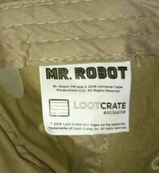 Mr.  Robot Baseball Cap / Hat Lootcrate DX Exclusive (Rare) Loot Crate 8