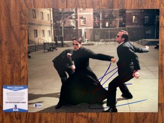 Wow Keanu Reeves Signed The Matrix 11x14 Photo Beckett F48995 Psa/dna