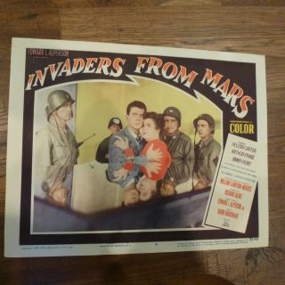 Invaders From Mars 1953 Si Fi Lobby Card