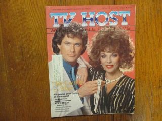No - 1984 Pa Tv Host Mag (david Hasselhoff/joan Collins/cartier Affair/tina Yothers