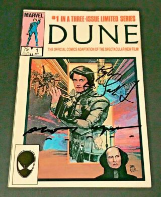 Dune Comic Book Signed By David Lynch & Kyle Maclachlan - Issue 1 - 1st Printing