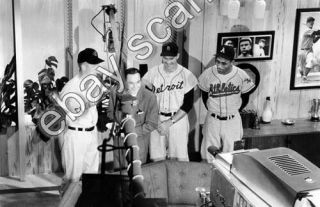 Gene Kelly With Sports Players Candid From Orig Archive Negative 8x10 Photo A