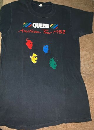 Queen Official 1982 American Tour Concert Tee Shirt