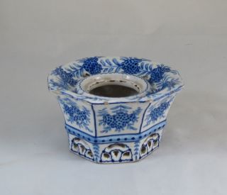 Ink - Well Fábrica Do Carvalhinho Portuguese Faience - Early 20th Century; Marked;