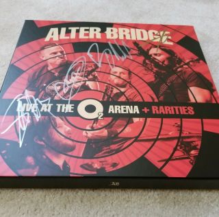 Alter Bridge Live At The O2 Arena Autographed Vinyl Box Set.  Fully Signed Myles