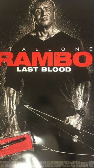 Rambo Last Blood - Xl Tshirt,  Poster,  Pen,  Shot Glass &headband Combo