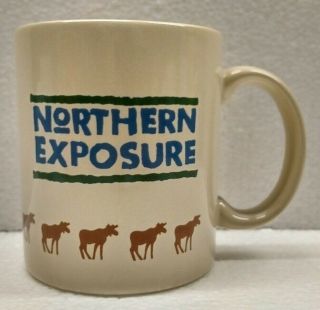 Northern Exposure Tv Show Memorabilia Alaska Moose Ceramic Coffee Tea Cup Mug