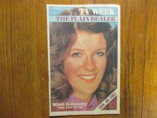 Oct 2 - 1981 Cleveland Plain Dealer Tv Magaz (mimi Kennedy/the Two Of Us/bruce Dern