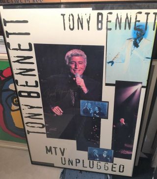 Framed Tony Bennett Autographed Unplugged 3 