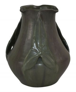 Ephraim Faience Pottery 2003 Dark Forest Vase 324