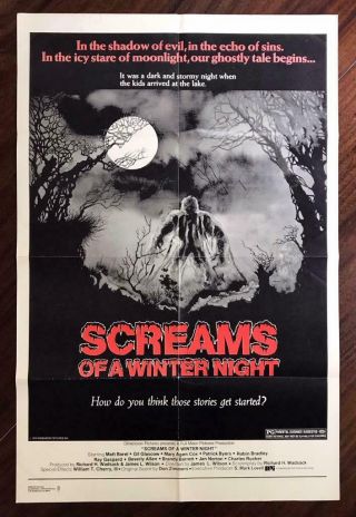 Screams Of A Winter Night 1979 Scary Horror Anthology Cult Movie Poster