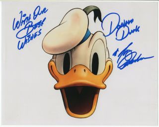 Tony Anselmo Walt Disney Donald Duck 20x25cm Hand Signed Photo